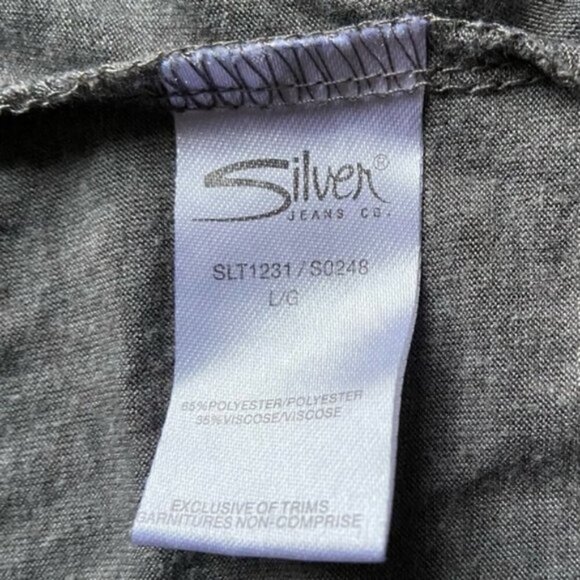 Silver brand cardigan size large gray - Picture 5 of 6